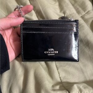 Coach zip card holder